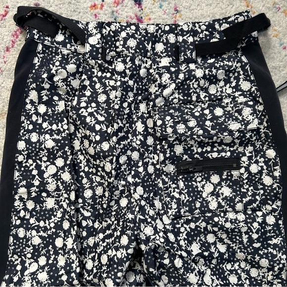 Free People Love You Back Floral Ski Shell Pant in Black & White sz XS - Picture 7 of 7
